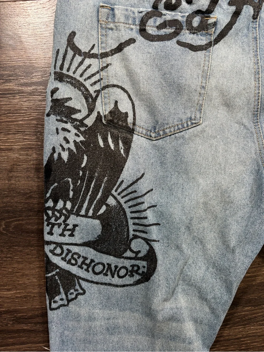 Ed Hardy light wash